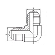 JIC - uhlové 90°